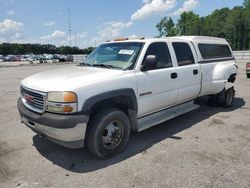 Salvage cars for sale from Copart Dunn, NC: 2001 GMC New Sierra C3500
