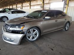 Salvage cars for sale at Phoenix, AZ auction: 2015 Volkswagen Passat SE