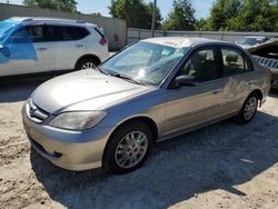 Salvage cars for sale at Midway, FL auction: 2004 Honda Civic LX