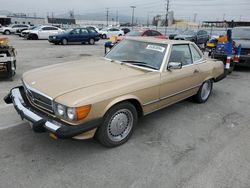 Salvage cars for sale at Sun Valley, CA auction: 1986 Mercedes-Benz 560 SL