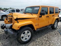 Salvage cars for sale at Cahokia Heights, IL auction: 2012 Jeep Wrangler Unlimited Sahara