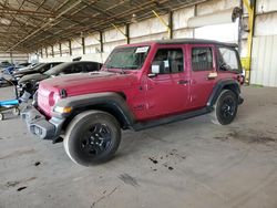 Salvage cars for sale at Phoenix, AZ auction: 2022 Jeep Wrangler Unlimited Sport