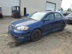 Salvage cars for sale from Copart Woodburn, OR: 2007 Toyota Corolla CE
