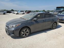 Salvage cars for sale at San Antonio, TX auction: 2019 KIA Forte FE