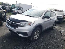 Salvage cars for sale at Montreal Est, QC auction: 2015 Honda CR-V LX