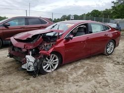 Salvage cars for sale at Seaford, DE auction: 2017 Chevrolet Malibu LT