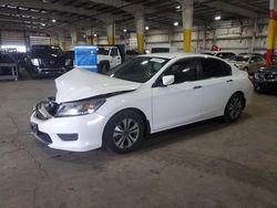 Salvage cars for sale at Woodburn, OR auction: 2014 Honda Accord LX