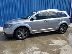 Salvage cars for sale from Copart Houston, TX: 2016 Dodge Journey Crossroad