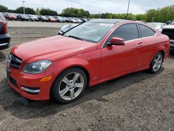 Salvage cars for sale from Copart East Granby, CT: 2014 Mercedes-Benz C 250