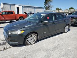 Salvage cars for sale at Tulsa, OK auction: 2015 Ford Fusion S Hybrid