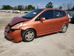 Salvage cars for sale at Riverview, FL auction: 2008 Honda FIT Sport