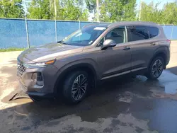 Salvage cars for sale from Copart Moncton, NB: 2020 Hyundai Santa FE Limited