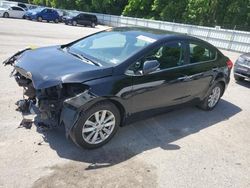 Salvage cars for sale at Glassboro, NJ auction: 2014 KIA Forte EX