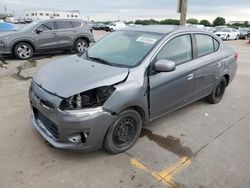Salvage cars for sale from Copart Grand Prairie, TX: 2018 Mitsubishi Mirage G4 ES