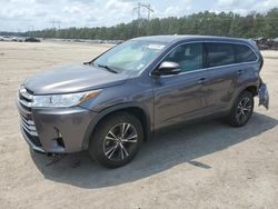 Salvage cars for sale at Greenwell Springs, LA auction: 2019 Toyota Highlander LE