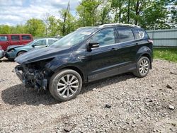 Salvage cars for sale at Central Square, NY auction: 2018 Ford Escape Titanium