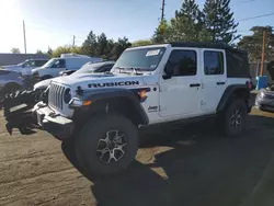 Jeep salvage cars for sale: 2020 Jeep Wrangler Unlimited Rubicon