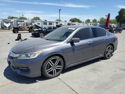 Salvage cars for sale at Sacramento, CA auction: 2017 Honda Accord Sport