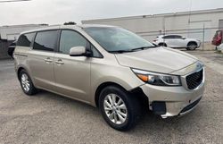 Buy Salvage Cars For Sale now at auction: 2017 KIA Sedona LX