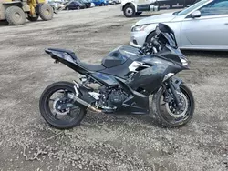 Salvage cars for sale from Copart Earlington, KY: 2022 Kawasaki EX400