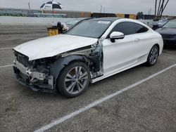 Salvage cars for sale at Van Nuys, CA auction: 2017 Mercedes-Benz C300