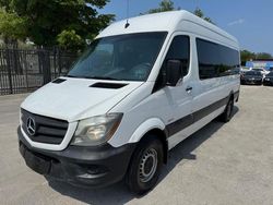 Salvage cars for sale from Copart Opa Locka, FL: 2016 Mercedes-Benz Sprinter 2500