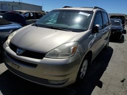 Toyota Sienna xle salvage cars for sale: 2005 Toyota Sienna XLE