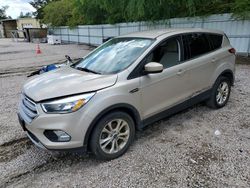 Vehiculos salvage en venta de Copart Knightdale, NC: 2017 Ford Escape SE