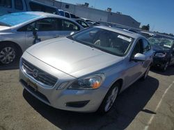 Salvage cars for sale from Copart Vallejo, CA: 2012 Volvo S60 T5