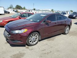 Salvage cars for sale at Nampa, ID auction: 2017 Ford Fusion SE