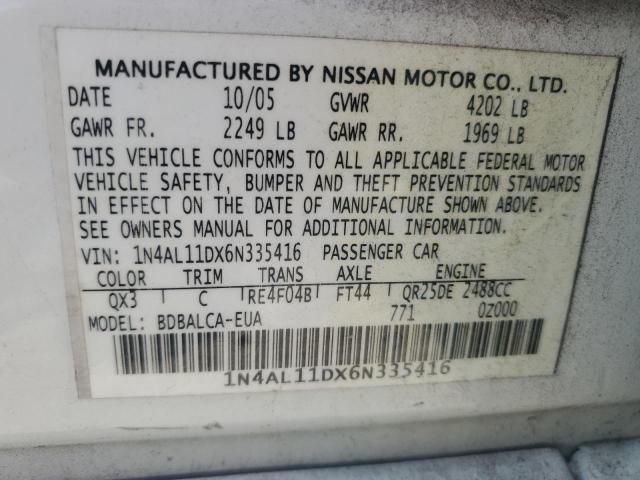 2006 Nissan Altima S