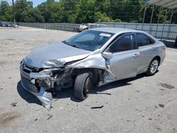 Salvage cars for sale at Savannah, GA auction: 2015 Toyota Camry LE