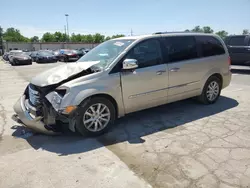 Salvage cars for sale at Fort Wayne, IN auction: 2015 Chrysler Town & Country Limited Platinum