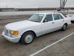 Mercedes-Benz salvage cars for sale: 1991 Mercedes-Benz 560 SEL