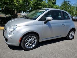Salvage cars for sale at Eugene, OR auction: 2013 Fiat 500 POP