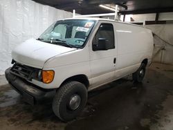 Salvage cars for sale from Copart Ebensburg, PA: 2005 Ford Econoline E250 Van