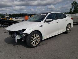 Salvage cars for sale at Dunn, NC auction: 2016 KIA Optima EX