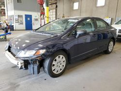 Salvage cars for sale from Copart Blaine, MN: 2010 Honda Civic VP