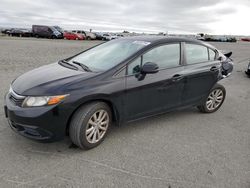 Salvage cars for sale at Martinez, CA auction: 2012 Honda Civic EXL