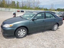 Salvage cars for sale at Leroy, NY auction: 2004 Toyota Camry LE