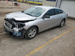 Carros salvage sin ofertas aún a la venta en subasta: 2017 Chevrolet Malibu LS