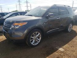 Salvage cars for sale at Elgin, IL auction: 2015 Ford Explorer Limited