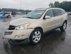 Salvage cars for sale at Dunn, NC auction: 2010 Chevrolet Traverse LTZ