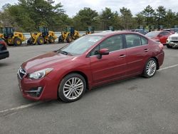 Salvage cars for sale at Brookhaven, NY auction: 2016 Subaru Impreza Limited