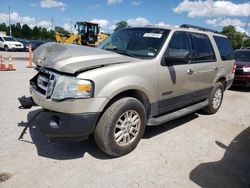 Salvage cars for sale at Bridgeton, MO auction: 2007 Ford Expedition XLT