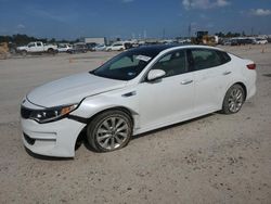 Salvage cars for sale at Houston, TX auction: 2016 KIA Optima EX