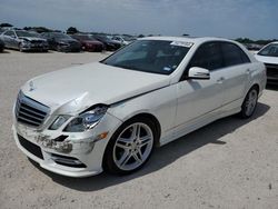 Salvage cars for sale from Copart San Antonio, TX: 2013 Mercedes-Benz E 350