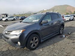 Salvage cars for sale at Colton, CA auction: 2015 Toyota Rav4 XLE