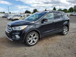 Ford Escape Titanium salvage cars for sale: 2017 Ford Escape Titanium