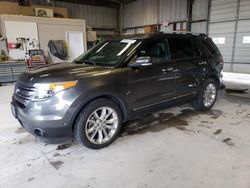 Salvage cars for sale at Kansas City, KS auction: 2015 Ford Explorer Limited